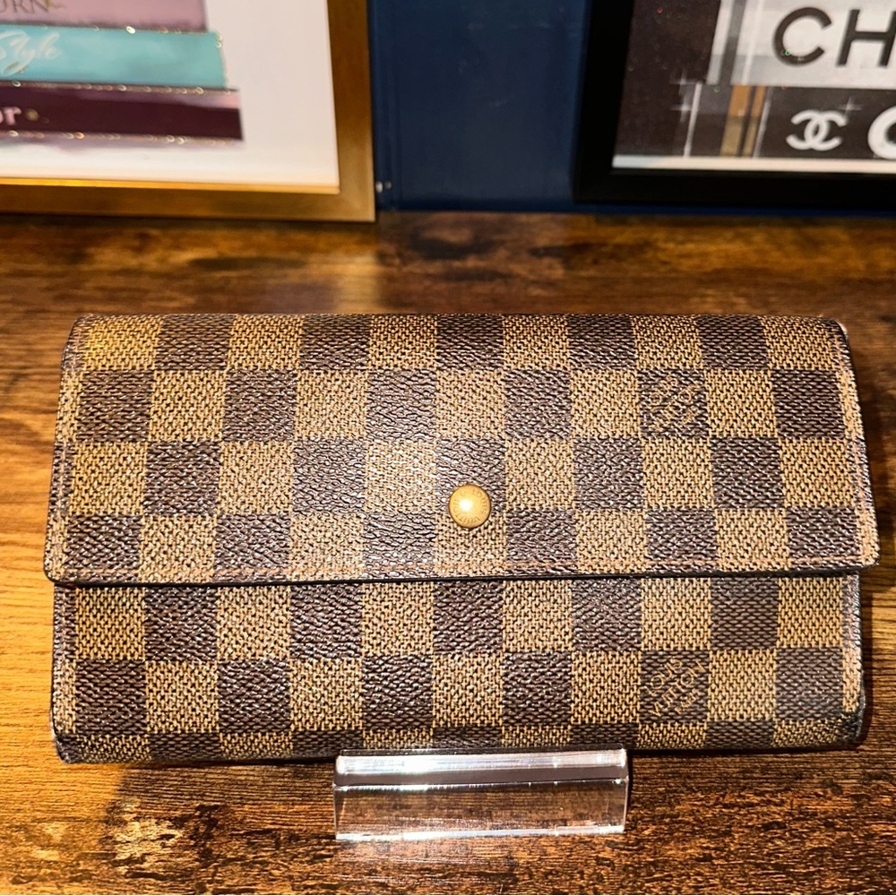 Louis Vuitton Sarah Wallet – Damier Ebene Canvas (2002, France)
